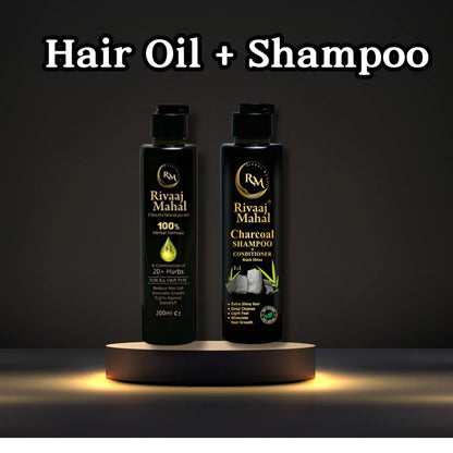 Rivaaj Mahal Hair Oil & Organic Shampoo